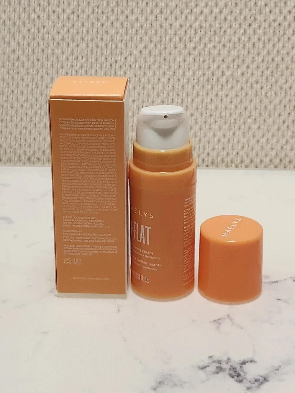 Maelys B-Flat Belly Firming Cream Mini Travel Size .33 oz